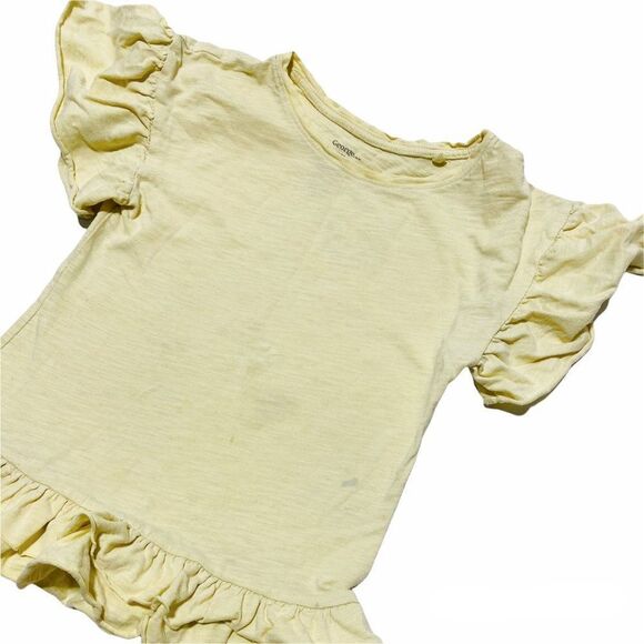 Yellow Ruffle Tee - Picture 2 of 3